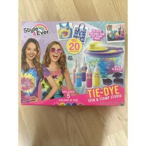 Style 4 Ever Tie-Dye Spin & Stamp Studio Brand New In Box
